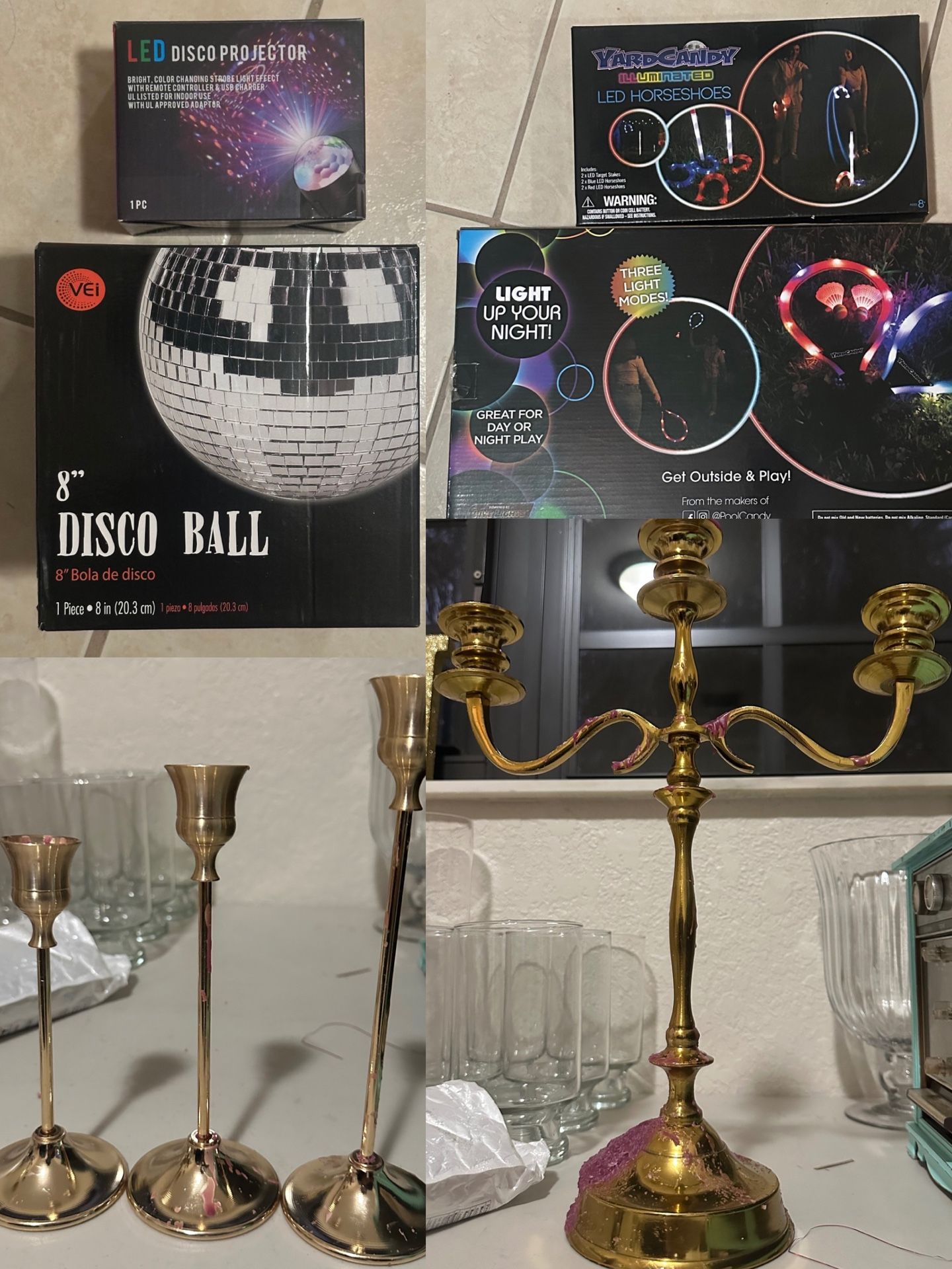 Weddings Decor Blowout Sale – Everything Priced to Go! OBO – Candles, Lights, Decor & More
