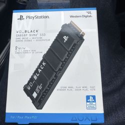 WD Black 2TB PS5 Console SSD