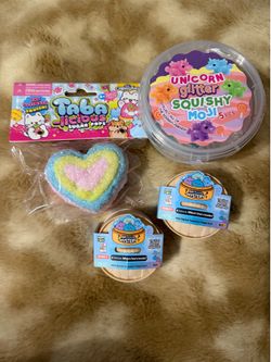 Squishy ORB Taba, Unicorn Glitter Moji & Mini Dumpling