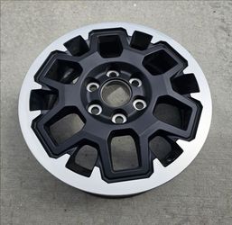 Toyota TRD Off Road Machined Black Tacoma Factory Wheel 18x7.5 2026 4Runner OEM Rim 75301