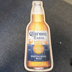 Corona beer 5 feet tall giant wooden bottle tiki beach bar restaurant Man Cave