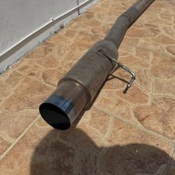 Vq Single exit from the y pipe back 