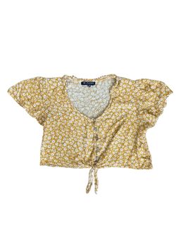 Yellow Floral Top