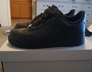 Black Air forces one's