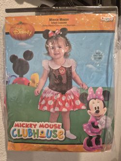 Minnie Mouse Infant Costume 12M & 18M