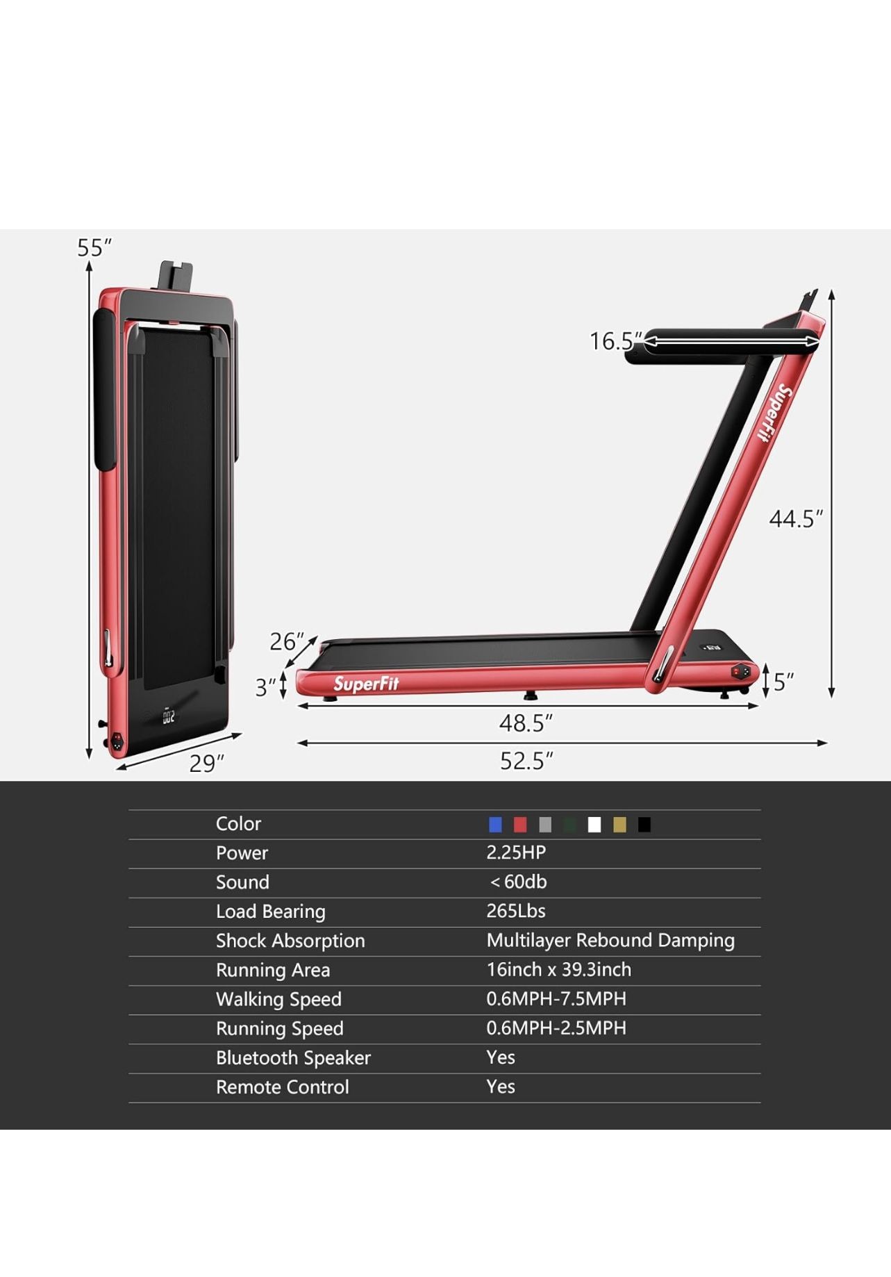 FOLDING TREADMILL  