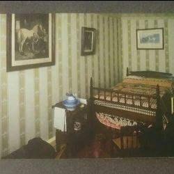 Ford's Theatre Petersen House President Lincoln Death Willie Clark Room RPPC Postcard Post Card Unused Vintage Collectible