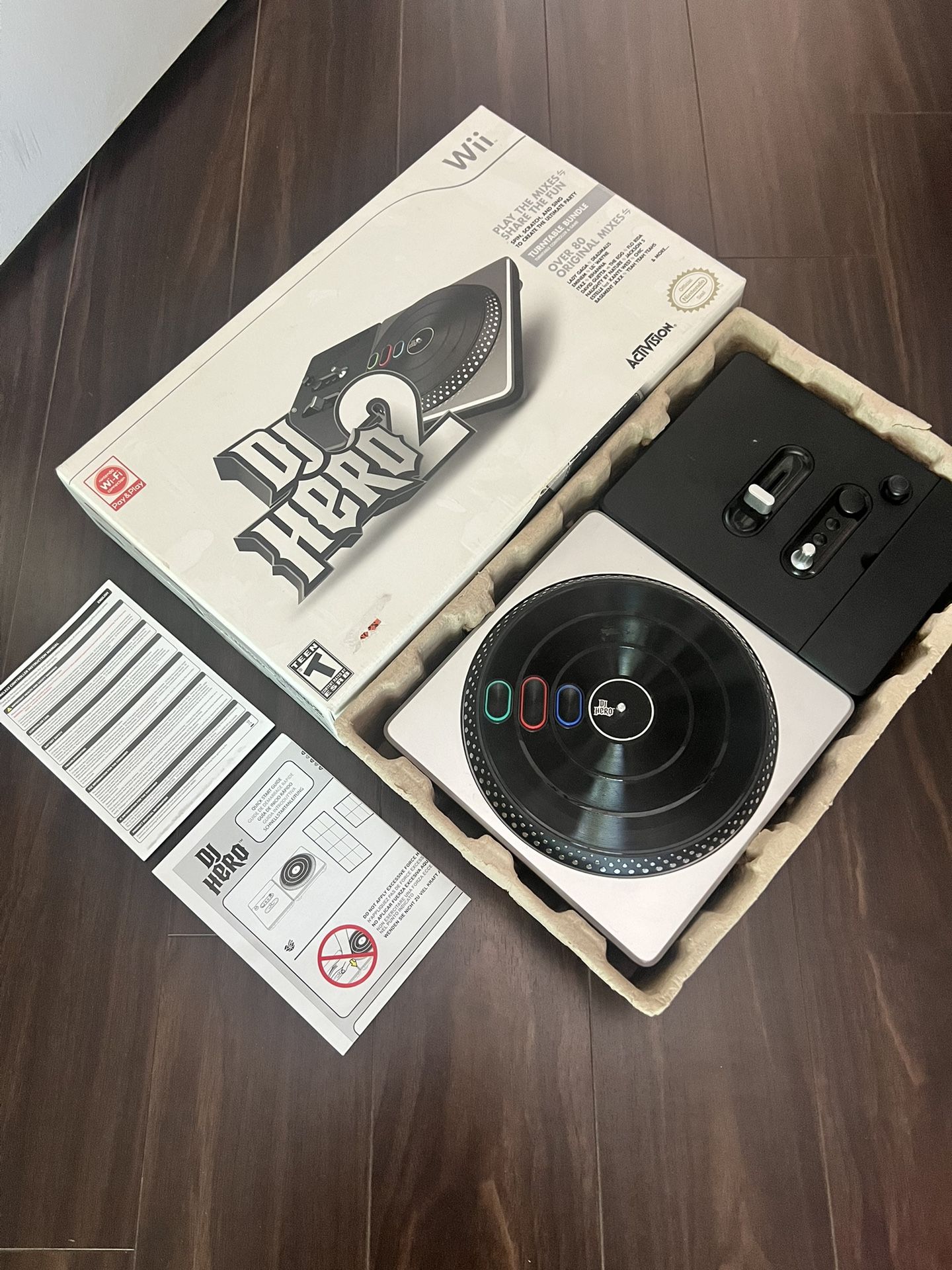 Nintendo Wii DJ Hero 2 Turntable