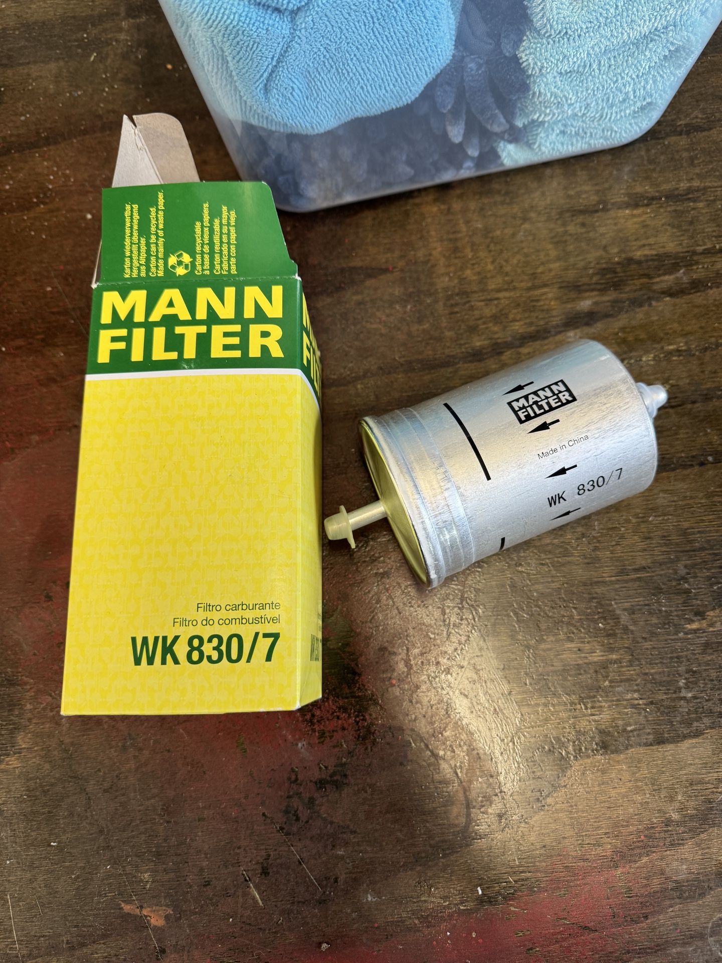 Mann-Filter WK 830/7 Fuel Filter - New In Box