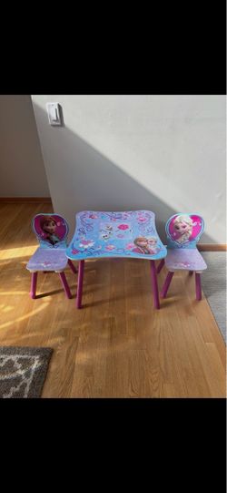 Delta Disney frozen table and chairs with storage