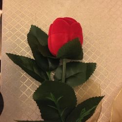 Red Rose  🌹 Ring Case $12 Wedding Gift 