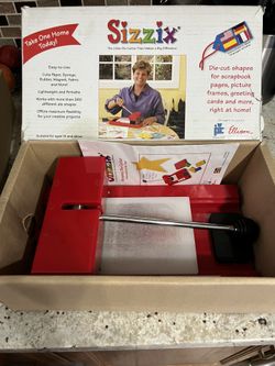Used Sizzix Original Red Die Cutting Machine