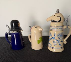 Beer Mugs made in Germany. In new condition. Only used these for display.