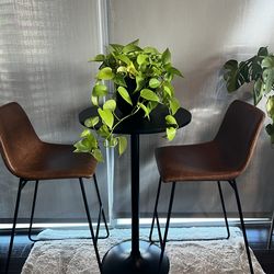 Modern 3 Piece Hightop Dining Set - Lightly Used