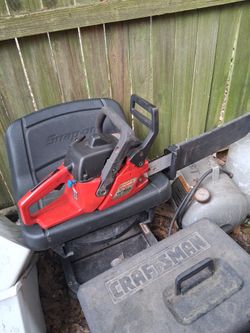 Working Saw Out Fuel Comes With Case