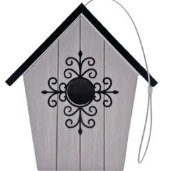 Wood White Bird House