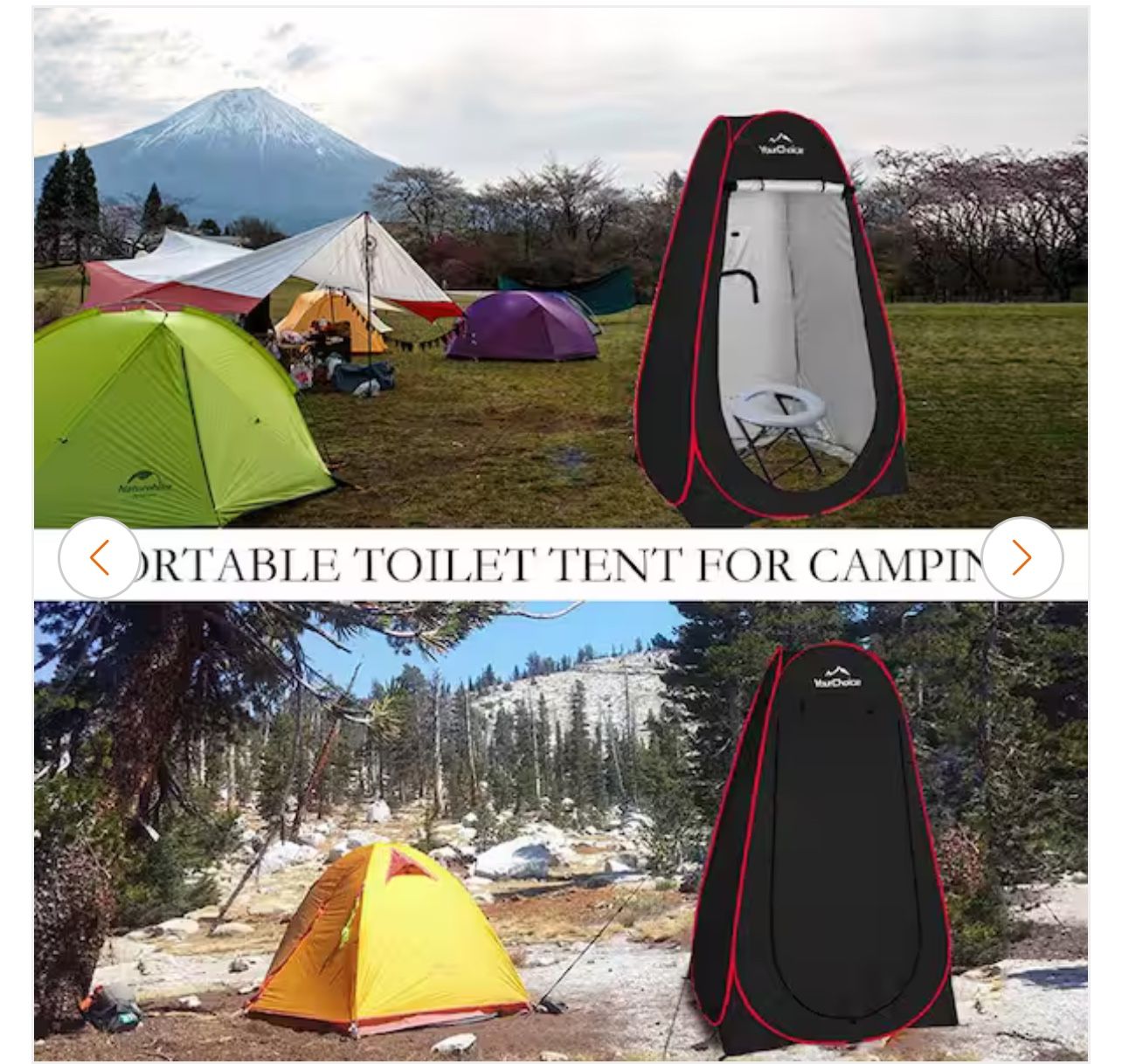 Portable Pop Up Privacy Tent – Shower, Toilet, or Changing Room