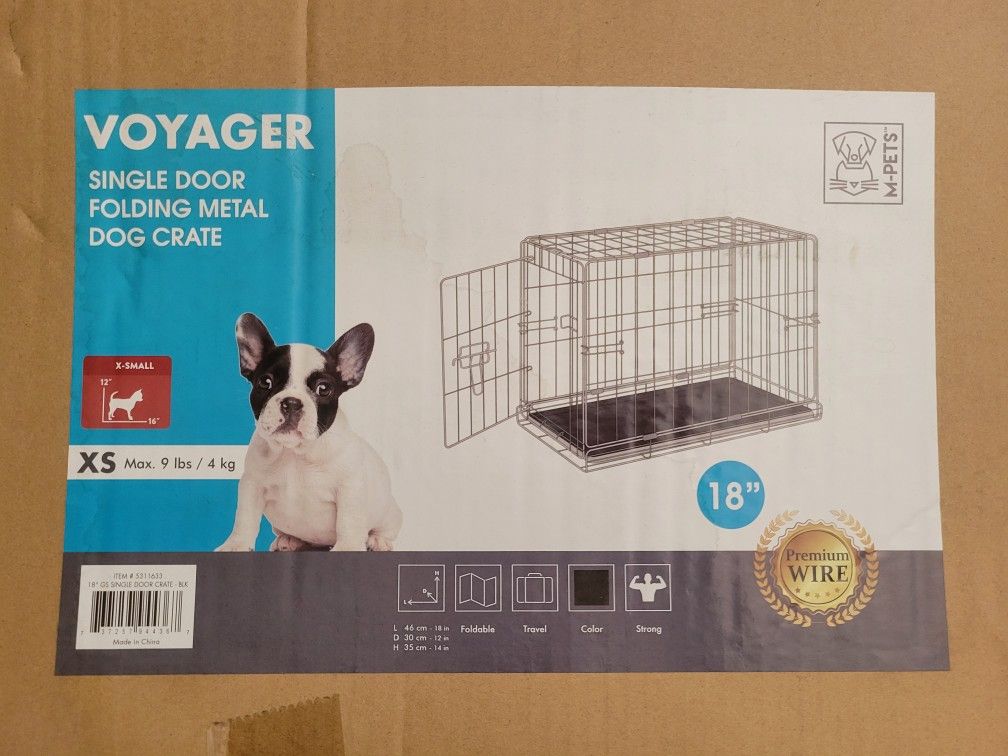 XS Dog Crate Kennel
