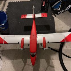 E Fight Twin Otter 1.4 M Binding Fly Brushless Rc Plane, Also With Battery