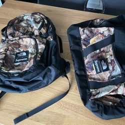 SUPREME THE NORTH FACE POCONO BACKPACK & DUFFLE