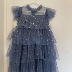 Little Girl Lace Ruffle Dress Size 5 -size 7( All4)