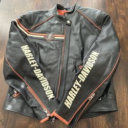 Women’s Leather Harley Davidson Riding Jacket