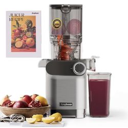 New Cold Press Juicer, 200W Masticating Slow Juice