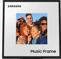 Samsung - HW-LS60D Music Frame Smart Speaker/Picture Frame, Dolby Atmos -

Black