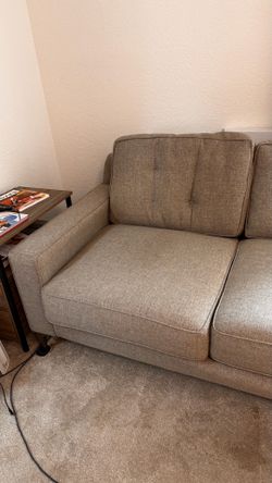92 inch griege couch
