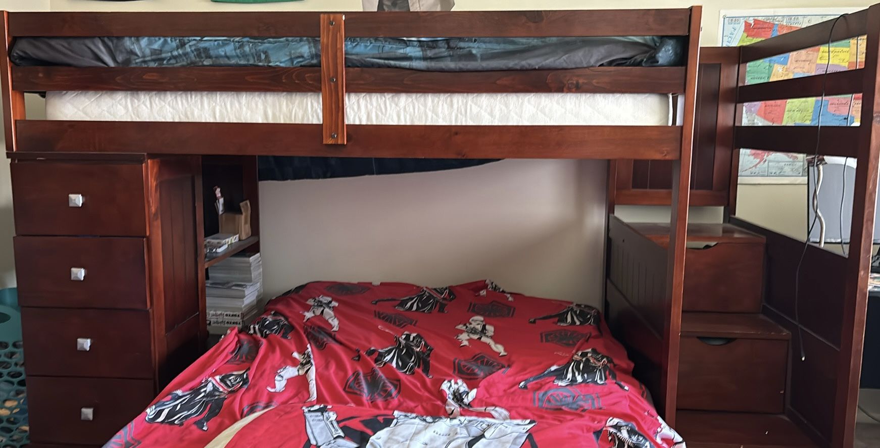 L-shape Bunk Bed Set