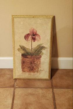 Wall Decorative Flowers & Pot