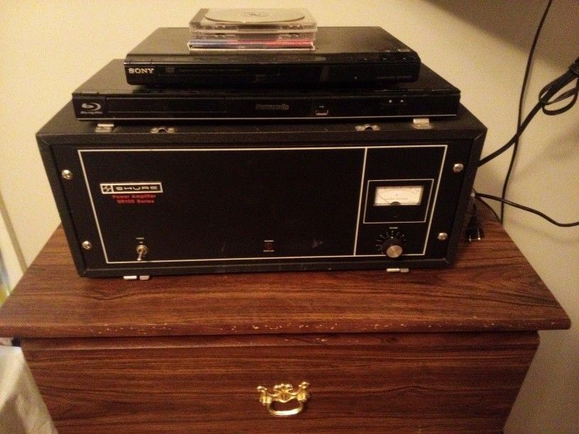 vintage Shure sr 105 power amp