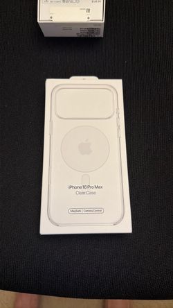 Apple iPhone 18 Pro Max Clear Case - Brand New Sealed