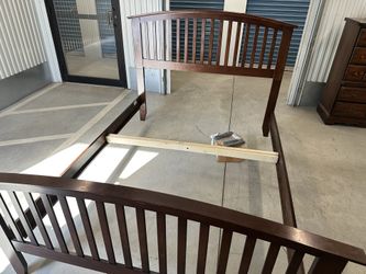 Queen Solid Wood Bed Frame