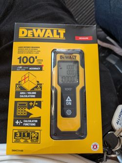 DeWalt laser distance measurer