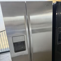 Whirlpool Side By Side Stainless Steel Refrigerator 
