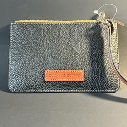 Dooney & Bourke Leather  Wristlet/pouch Black