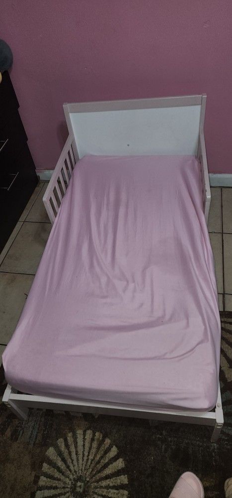 Toddler Bed and Mattress