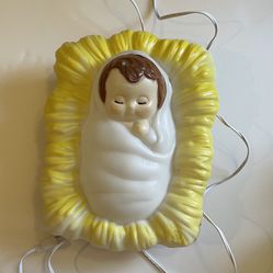 Vintage Baby Jesus Blow Mold