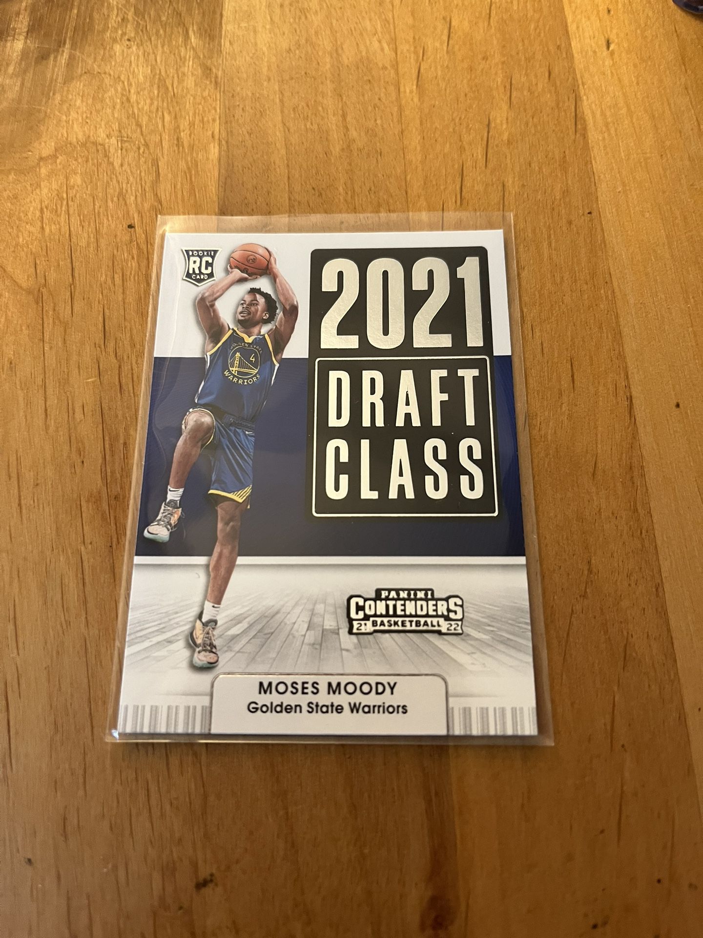 Moses Moody Warriors Draft Class Rookie Card MINT