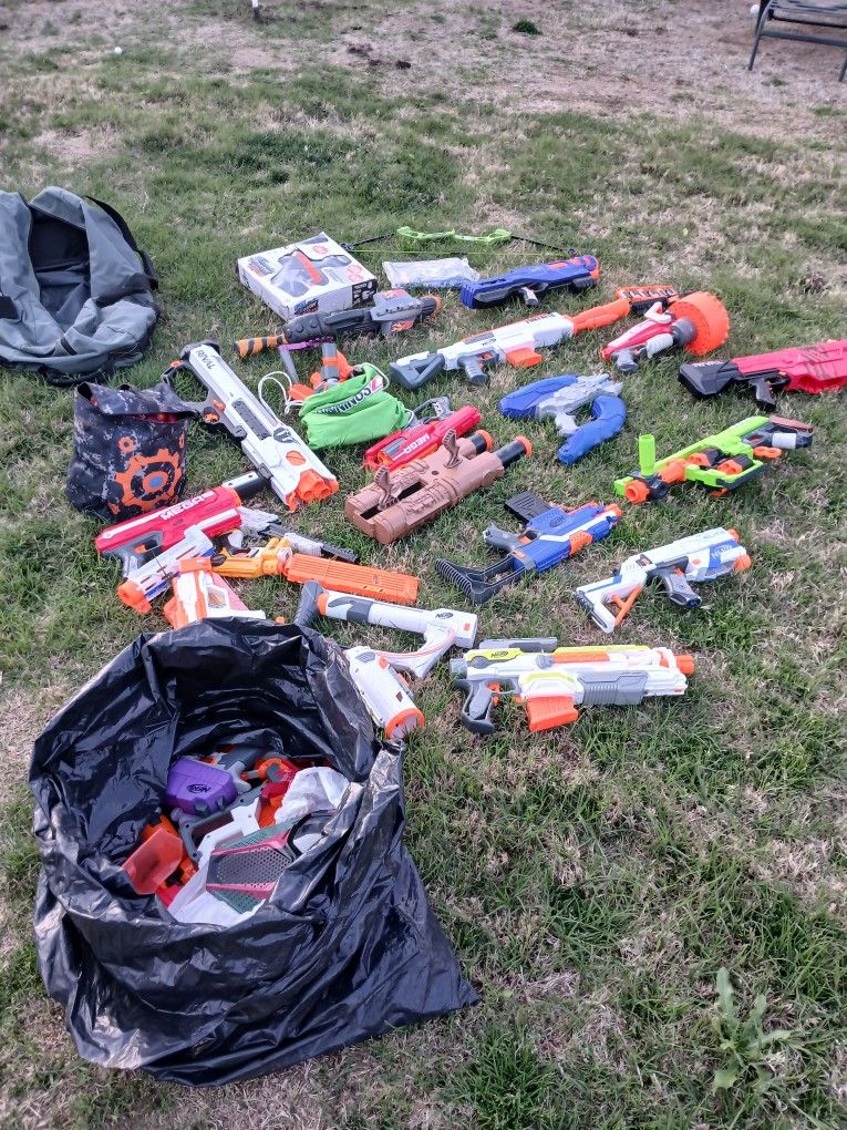 Nerf Gun Collection Plus Extras