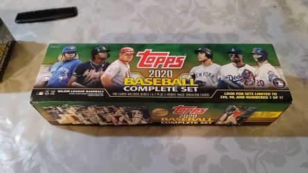 2020 Topps complete set opened box