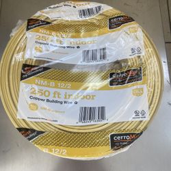 250 ft 12/2 Yellow Solid CerroMax Copper NM-B Wire