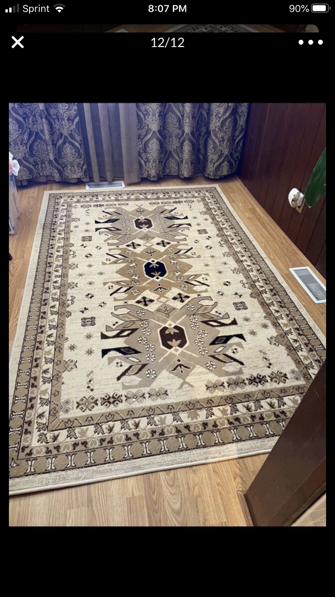 2 identical rugs