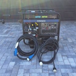 Westinghouse 15,000/12,000 Watt Dual Fuel Generator – Like New, 13 Hours88u