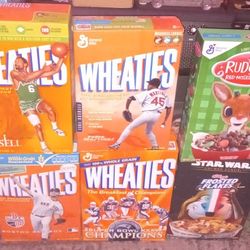 Lot Of 8 Factory Sealed Collectable Cereal Box Deal