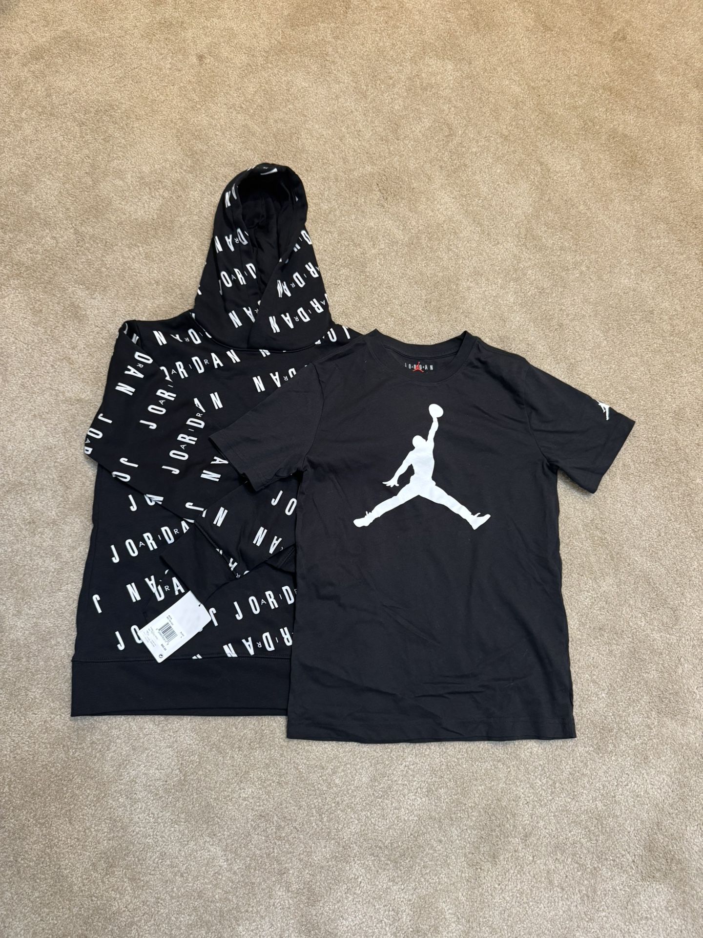 Brand New Jordan Sweatshirt and T Shirt YL