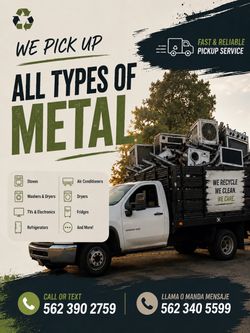 I do pick up metal♻️Recolecto metal
