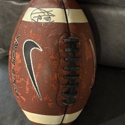 New England Patriots Kevin Faulk Autographed Football