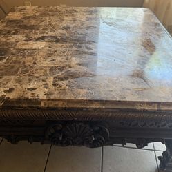 Marble table